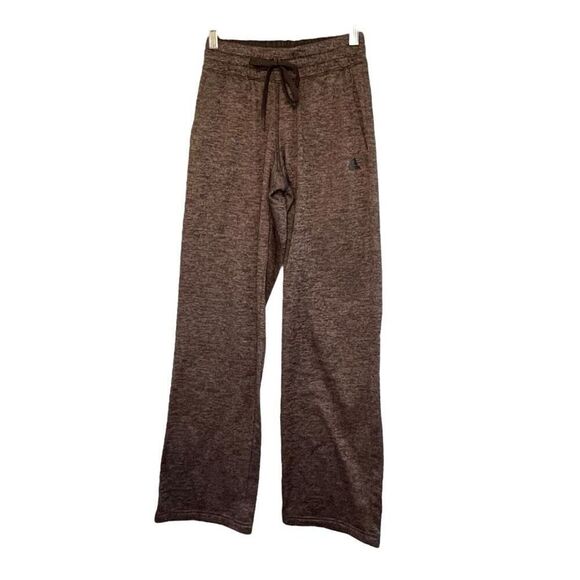 Vintage Adidas Climawarm Performance Fleece Pant Charcoal Gray Knit Pull-On XS - Picture 1 of 7